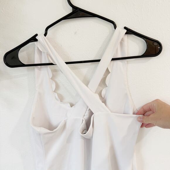 J. Crew Scalloped Active Dress Sz M - Picture 6 of 6